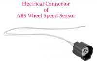 2 x ABS Wheel Speed Sensor W/Connector Front L/R Fits Chevrolet GMC Isuzu