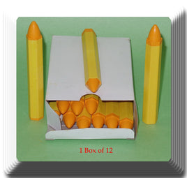 1 of Box of 12 Pieces Yellow Tires Marker Pen TireTool