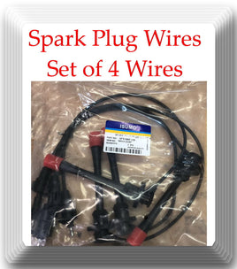 Set of 4 Wires Spark Plug Wire set Fits:Toyota 4Runner T100  Tacoma L4 2.4L 2.7L