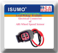 2 x Connector of ABS Wheel Speed Sensor Rear Left/Right Fits Ford F150 2018-2020