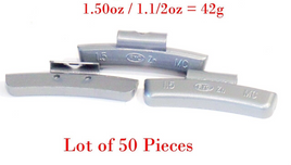 300 Pcs Clip-on Wheel Weight Balance 1.50oz 42 gram  P150 Total 450 oz