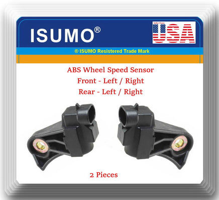 OE Spec 2 X ABS Wheel Speed Sensor Left/Right W/Connector Fits:GM Vehicles
