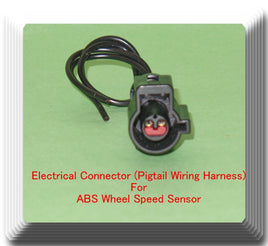 Female Electrical Connector Pigtail Wiring Harness of ABS Wheel Speed Sensor 