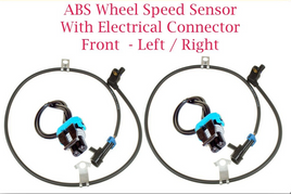 Set 2  ABS Wheel Speed Sensor W/Connector Front-L/R Fits Chevrolet GMC 1995-2000