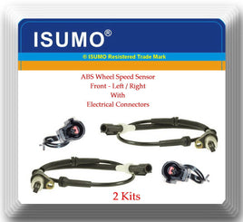 2 X ABS Wheel Speed Sensor W/ Connectors Front L & R  Fits: Ranger B3000 B4000