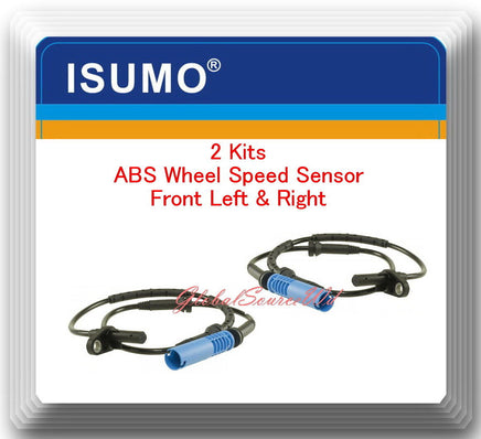 Set 2 ABS Wheel Speed Sensor Front Left & Right Fits: BMW 745 750 760 Alpina B7