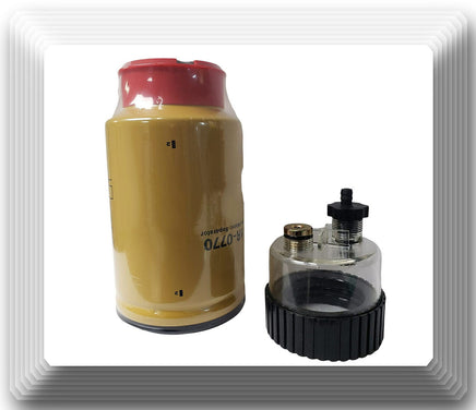 3 x 1R0770 Fuel Water Separator Filter W/Bowl Fits Caterpillar 3713599 212-3657