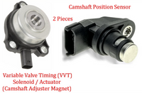 8 Pieces Camshaft Position Sensor & Camshaft Adjuster Magnet Fits Mercedes V6