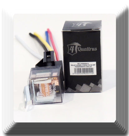 Lot of 6 Kits 12V 80 Amp 5 Pin SPDT Automotive Relay with Wires Harness Socket.0