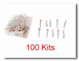 100 Kits Filtered Valve Stem Cores 