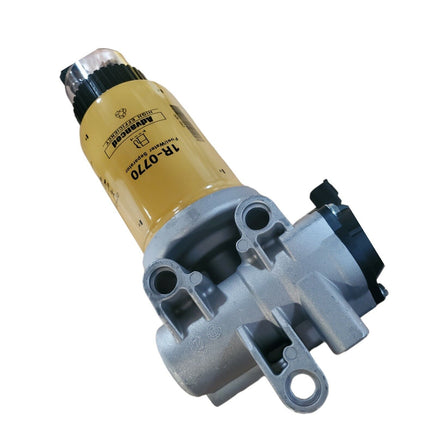 FOR CAT Pump Base Fuel Water Separator Assembly Priming Plus 3 Filters