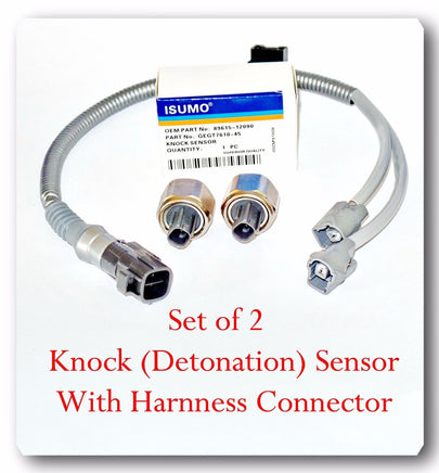 Brand ISUMO Kit 2 Pieces Knock Sensor With Harness Fits: Lexus Toyota 1999-2006