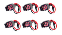 6 Kits Connector of Fuel Injector FJ996 Fits: Fusion MKS MKT MKX Sable V6 3.0L