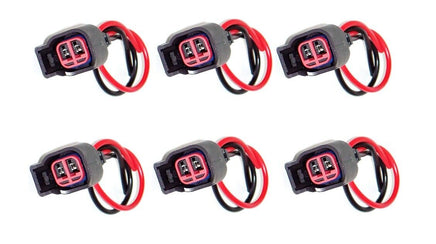 6 Kits Connector of Fuel Injector FJ996 Fits: Fusion MKS MKT MKX Sable V6 3.0L