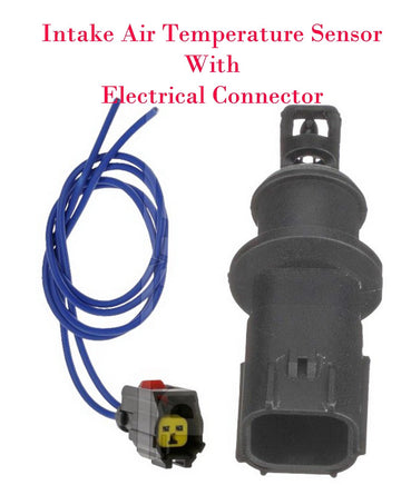 Intake Air Temperature Sensor & Connector Fits Chrysler Dodge Jeep Ram 2001-2017