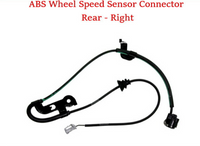 ABS Wheel Speed Sensor W/Wire Harness Connector Rear Right Fits