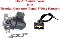 Idle Air Control Valve W/ 3 Wires Electrical Connector Fits: Hyundai -  Dodge