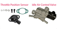 2 Pcs Idle Air Control Valve & Throttle Position Sensor Fits Accord  Prelude