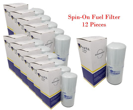 12 X Fuel Filter FF202 FitS: Euclid Komatsu Kenworth Mack White Cummins Engines