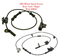 2 ABS Wheel Speed Sensor Rear Left & Right Fits:300 Charger Challenger RWD 11-23