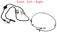 2 x ABS Wheel Speed Sensor & Connectors Front L/R Fit Subaru Forester Impreza &