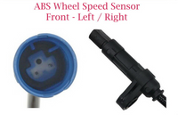 Set 2 ABS Wheel Speed Sensor Front - Right / Left Fits: Mini Cooper 2002 2008