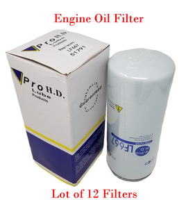 12 x Engine Oil Filter LF667 Compatible W/CAT 1R1807 Commercial trucks and buses