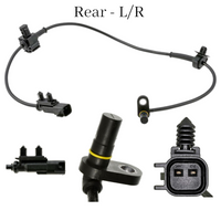 ( X 2 )  23492816 ABS Wheel Speed Sensor Rear L/R Fits Cadillac Chevrolet GMC