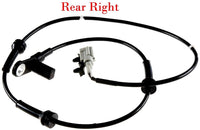 Set 4 ABS Wheel Speed Sensor Front-Rear Left & Right Fits Nissan Quest 2004-2005