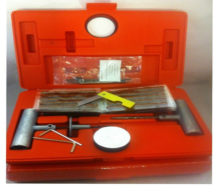 Red Box Tire Repair Kit have 30 of 1/4"x 4"brown plug plus kit accessories total