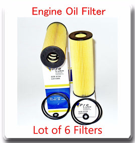 Lot of 6 Engine Oil Filter Fits: Edge E150 Fusion Continental MKX 2.7  2015-2017