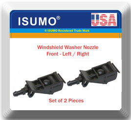 Set 2 Windshield Washer Nozzle Front L/R Fits: Beetle Golf Jetta Passat Touareg