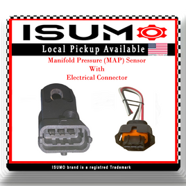 Manifold Pressure MAP  Sensor W/Connector Fits C70 S40 S60 S80 V40 V70 1999-2005