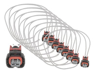 8 x Fuel Injector Electrical Connector Fits Chevrolet GMC 2017-2023 V8 6.6L