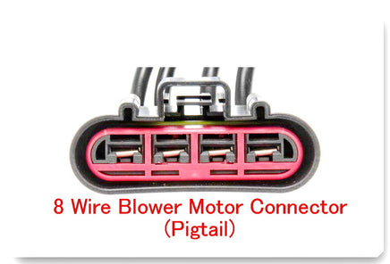  4 WireBlower Motor Resistor Pigtail Connector Fits: Ford Lincoln Mercury