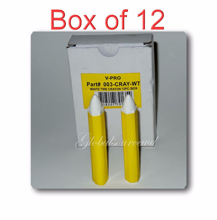 Box of 12 Pieces V-PRO White Tires Marker Pen - TireTool