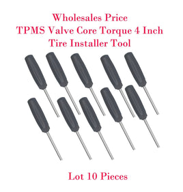10 Pieces TPMS valve core torque 4 inch - pounds. - Tire Tool