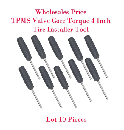 10 Pieces TPMS valve core torque 4 inch - pounds. - Tire Tool
