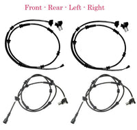 4 x ABS Speed Wheel Speed Sensor Front Rear L/R Fits Jeep Cherokee Wrangler