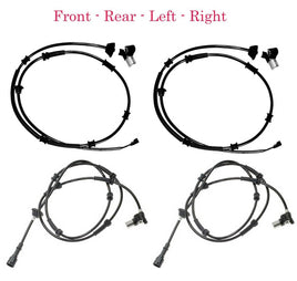 4 x ABS Speed Wheel Speed Sensor Front Rear L/R Fits Jeep Cherokee Wrangler