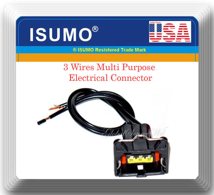 3 Wires Multi Purpose Electric Connector Fits Standrad S745 Airtex 1P1741 