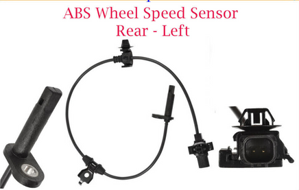 ABS Wheel Speed Sensor & Connector  Rear Left Fits Honda Pilot 2009-2015 AWD FWD