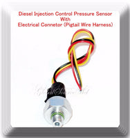 Diesel Injection Control Pressure Sensor W/Connector Fits:International 98-04