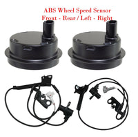 4x ABS Wheel Speed Sensor + Connectors Front Left/Right Fits Corolla Matrix Vibe
