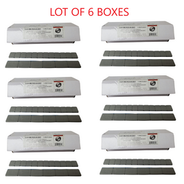 6 Boxes x 270 0.50oz 0.25oz Gray Coated Adhesive Stick on Wheel Weights Balance