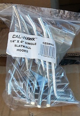 Slatwall Hooks Slat Wall board Shelf Shelving Lot of 30 pcs New 4" x 1/4" 