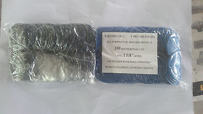 300 pc Radial Repair Round Tire Patch High Quality Small 1-5/8"(41mm)