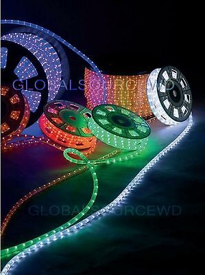 Green Color Rope Led Light 150' Feet 1/2" 13mm W/Accessories Use Indoor/Outdoor