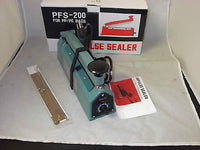 8" PFS-200 Hand Impulse Sealer + 6 Heating Element +6 PTFI Sheet