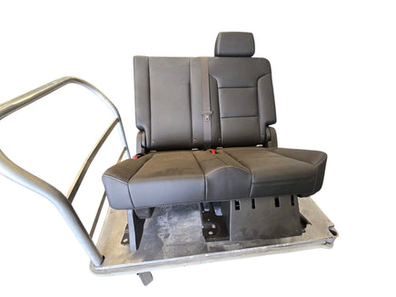 2015 - 2020 Chevy Tahoe GMC Yukon Bench Seat Black Leather Driver side 2nd Row